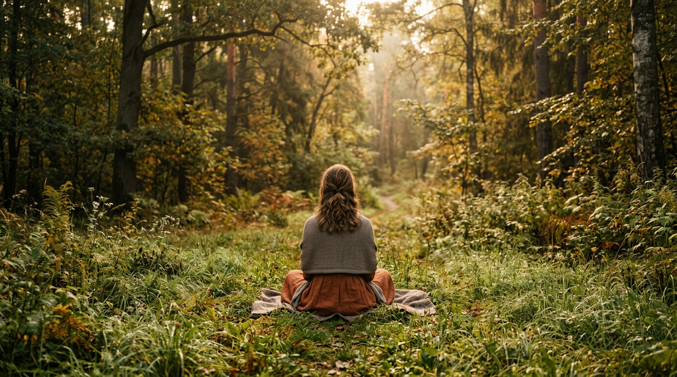 Nachdenkliche Frau am Fenster, die über ihre Rolle als Bonusmama reflektiert