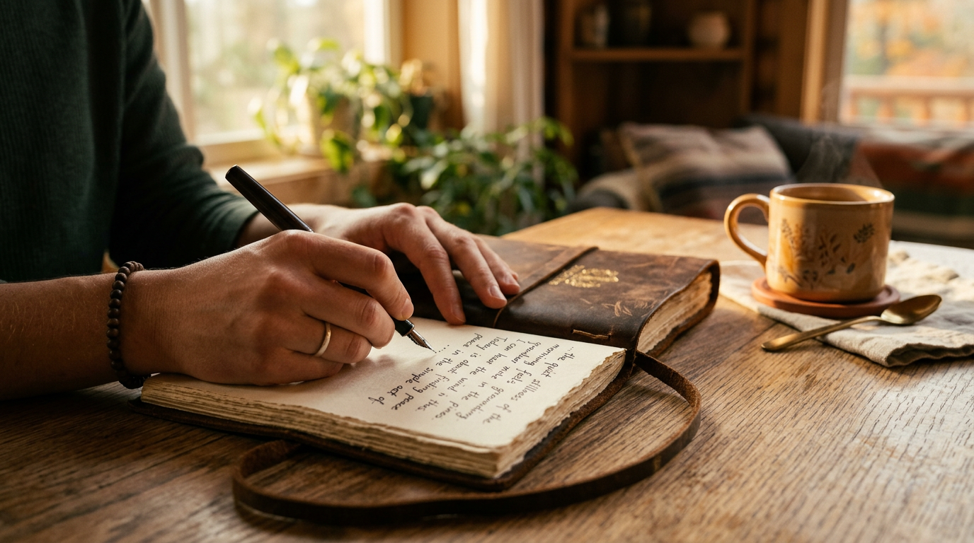 Frau sitzt allein auf dem Sofa und denkt über ihre Patchworkfamilie nach