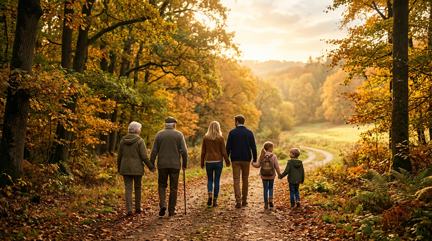 Großeltern und Enkel beim gemeinsamen Spielen in einer Patchworkfamilie