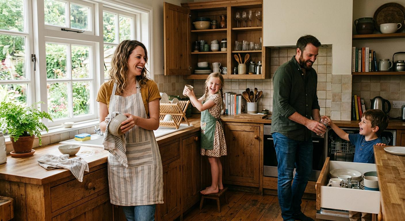 Haushalt mit Bonuskindern: Altersgerechte Aufgaben ohne Streit