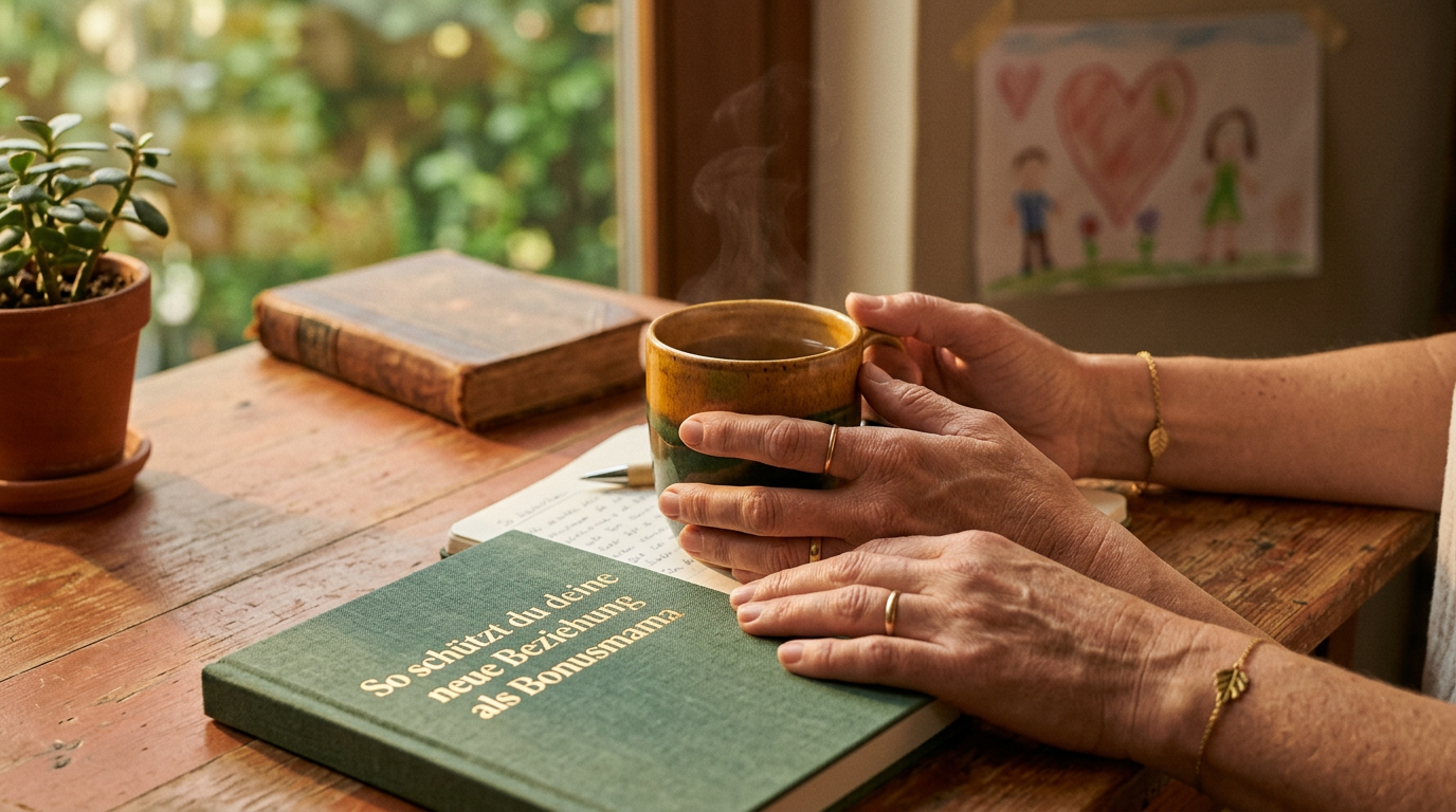 Frau schaut nachdenklich aus dem Fenster in den Wald — Abgrenzung und innere Stärke finden