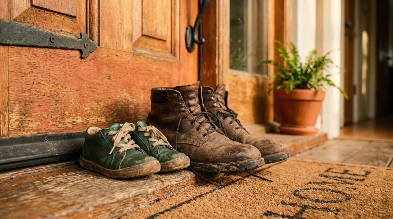 Nachdenkliches Kind im warmen Licht, Loyalitätskonflikte in der Patchworkfamilie