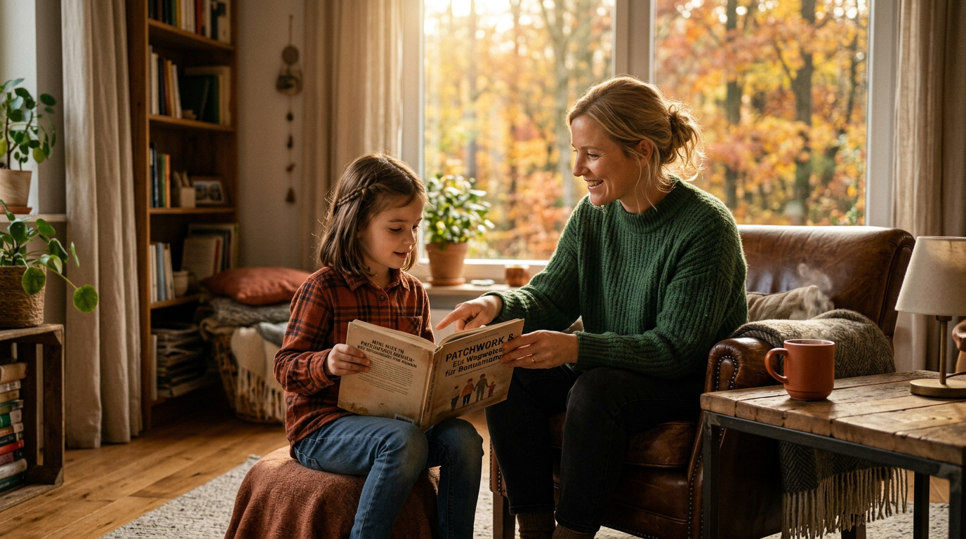 Patchworkfamilie findet gemeinsam neue Verbundenheit