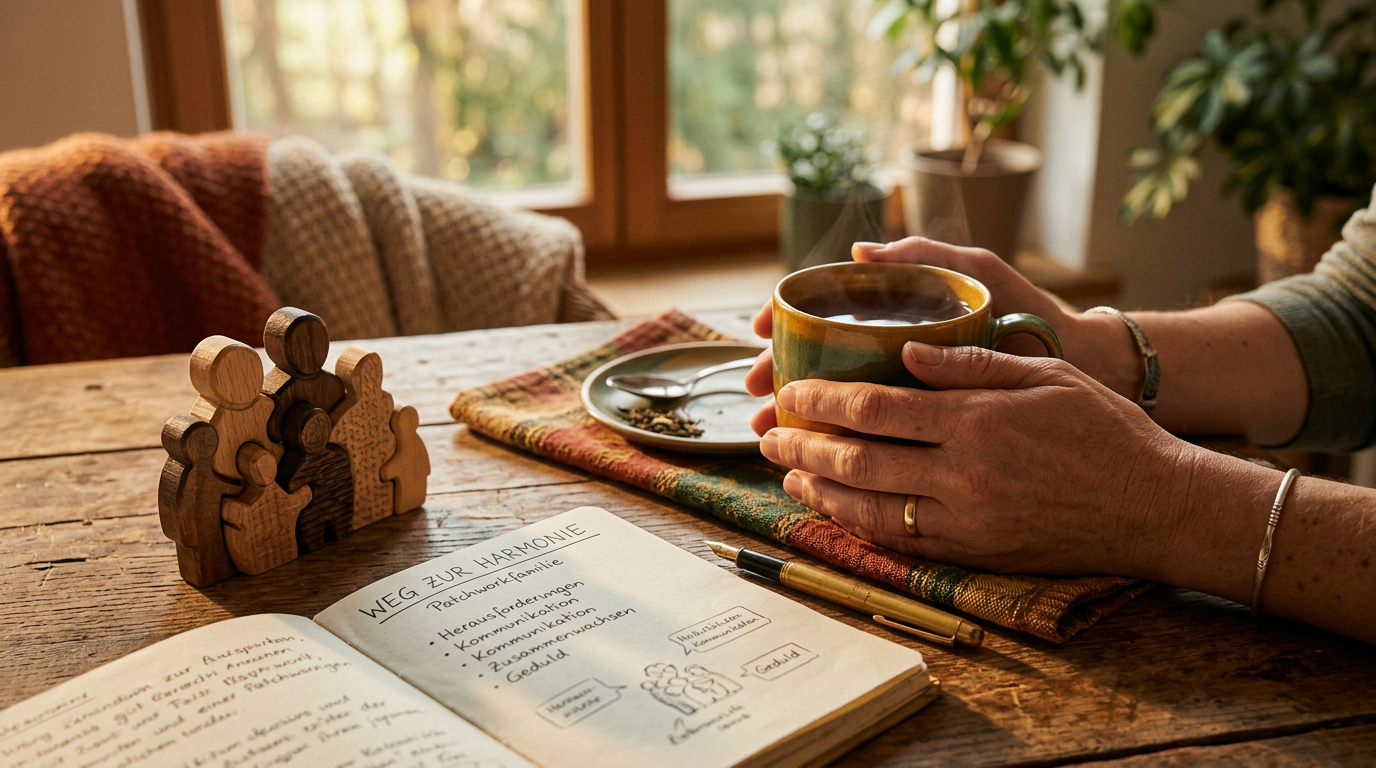 Verbundene Hände — Patchwork als Team