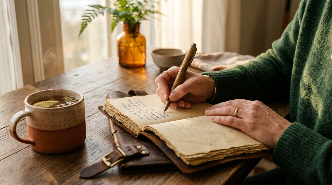 Bonusmama sitzt nachdenklich am Fenster und reflektiert über ihre Rolle in der Patchworkfamilie