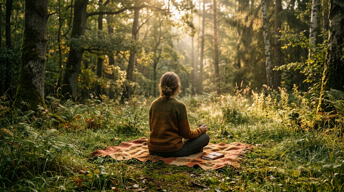 Bonusmama sitzt entspannt auf dem Sofa und liest, waehrend die Familie im Hintergrund spielt