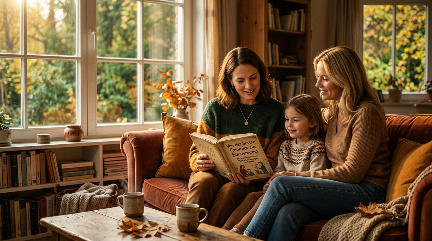 Paar sitzt gemeinsam auf einer Bank im Wald und führt ein offenes Gespräch