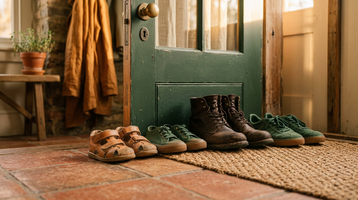 Bonusmama sitzt nachdenklich allein auf einer Bank im Wald