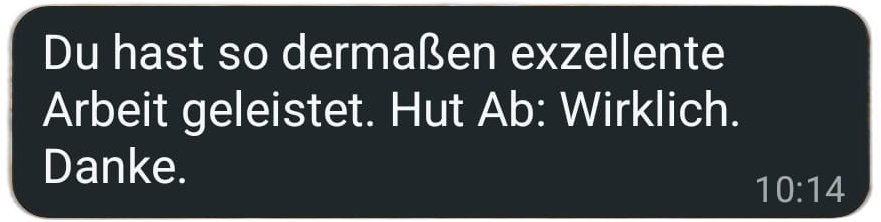 Kundenfeedback von einer Bonusmama 1